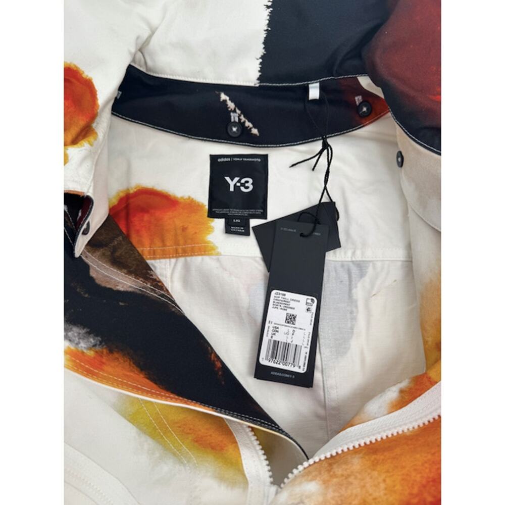 Y-3 adidas Yohji Yamamoto AOP Utility Twill Maxi Dress NWT JZ3188 Size L - Picture 4 of 17